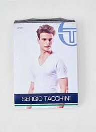 Tricou croială cambrată mâneci scurte gri SERGIO TACCHINI homme