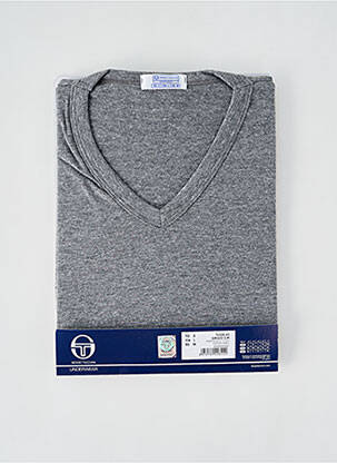 Tricou croială cambrată mâneci scurte gri SERGIO TACCHINI bărbat