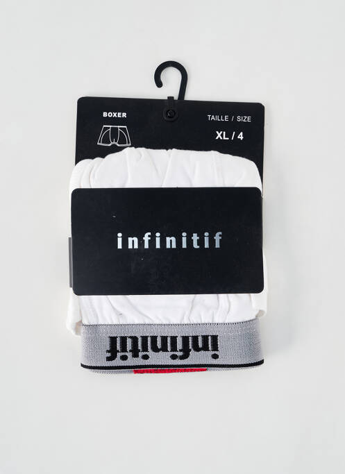 Boxer alb INFINITIF bărbat