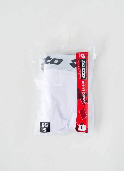 Boxer alb LOTTO bărbat