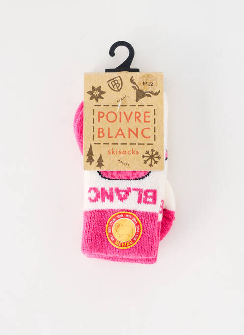 Șosete roz POIVRE BLANC fată