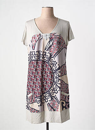 Rochie scurtă gri SOGGO femeie