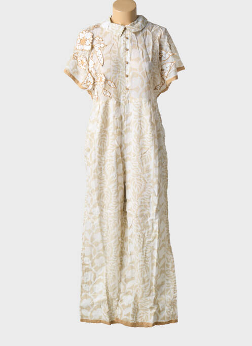 Salopetă-pantalon bej CHLOE LAETITIA femeie