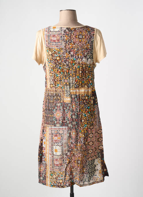 Rochie midi bej SOGGO femeie