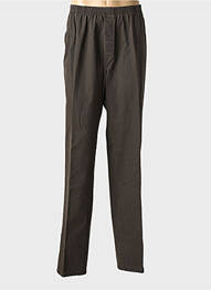 Pantalon chino elasticitate mărime normală maro LUIGI MORINI homme