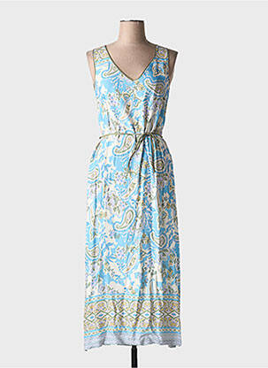 Rochie lungă albastru MASSANA femeie