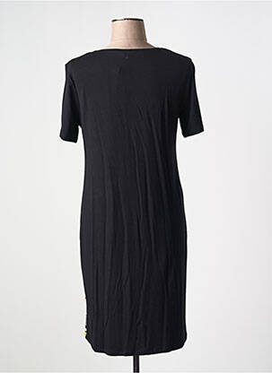 Rochie scurtă mâneci scurte mâneci scurte negru MASSANA femeie