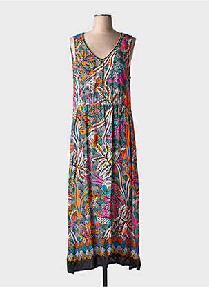 Rochie lungă negru MASSANA femeie