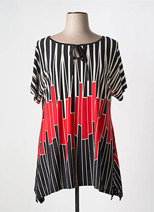 Tunică mâneci scurte negru PURPLEROSE femeie