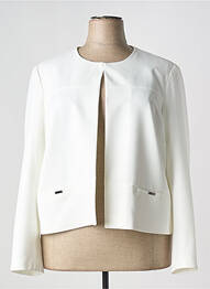 Bolero guler rotund alb GREGORY PAT femme