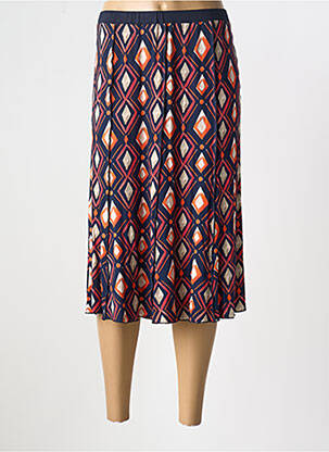 Fustă midi albastru GUY DUBOUIS femeie