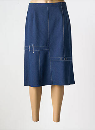 Fustă midi albastru FRANCE RIVOIRE femeie