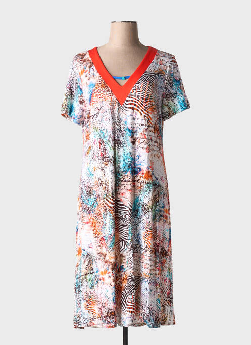 Rochie midi portocaliu MASSANA femeie