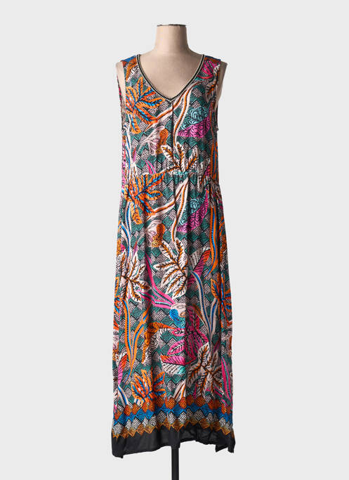 Rochie lungă negru MASSANA femeie