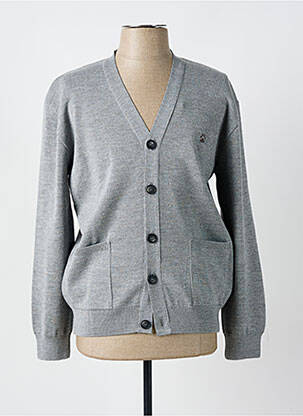 Vestă cu mâneci lungi gri LE PAS DE L'OURS bărbat