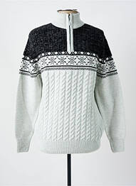 Pulover guler camionagiu mâneci lungi gri LOUIS VICTOR homme