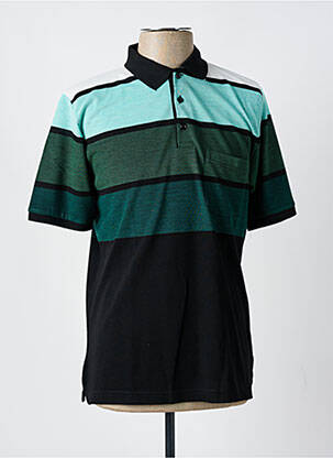 Polo negru LOUIS VICTOR bărbat