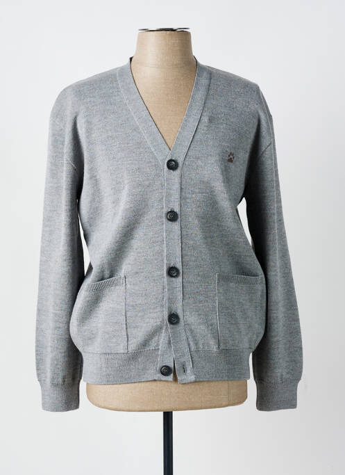 Vestă cu mâneci lungi gri LE PAS DE L'OURS bărbat