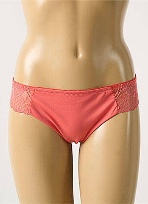 Chilot efect material satinat portocalie FLORALE BY TRIUMPH femeie