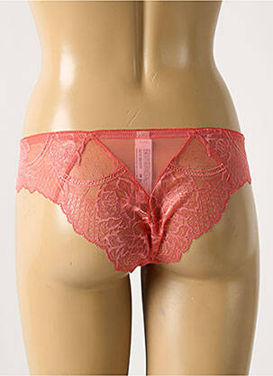 Chilot efect material satinat portocalie FLORALE BY TRIUMPH femeie