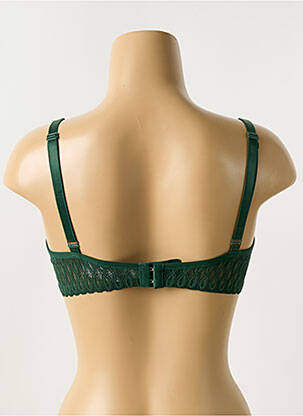 Sutien efect material satinat top sutien modelat verde TRIUMPH femeie