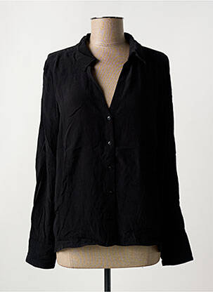 Cămașă croială cambrată mâneci lungi negru VILA femeie