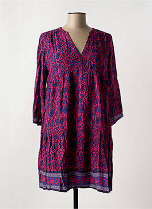 Rochie scurtă mâneci lungi mâneci lungi violet LA PETITE ETOILE femeie