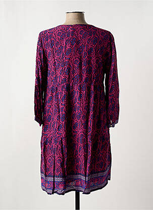 Rochie scurtă mâneci lungi mâneci lungi violet LA PETITE ETOILE femeie
