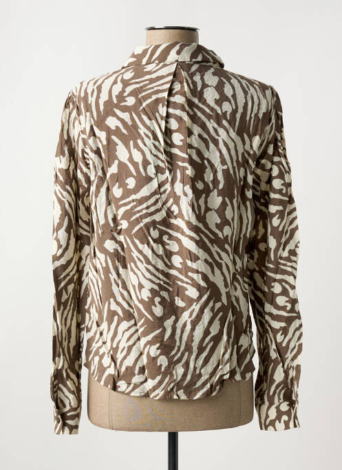 Cămașă maro VILA femeie