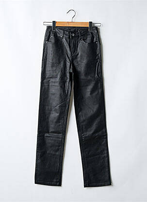 Pantalon slim țesătură acoperită negru VILA femeie