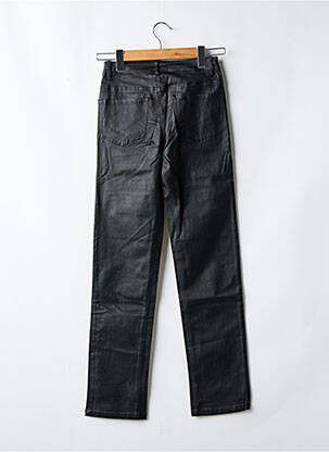 Pantalon slim țesătură acoperită negru VILA femeie
