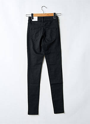 Pantalon slim talie înaltă talie înaltă negru VILA femeie