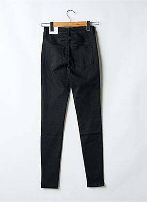 Pantalon slim talie înaltă talie înaltă negru VILA femeie