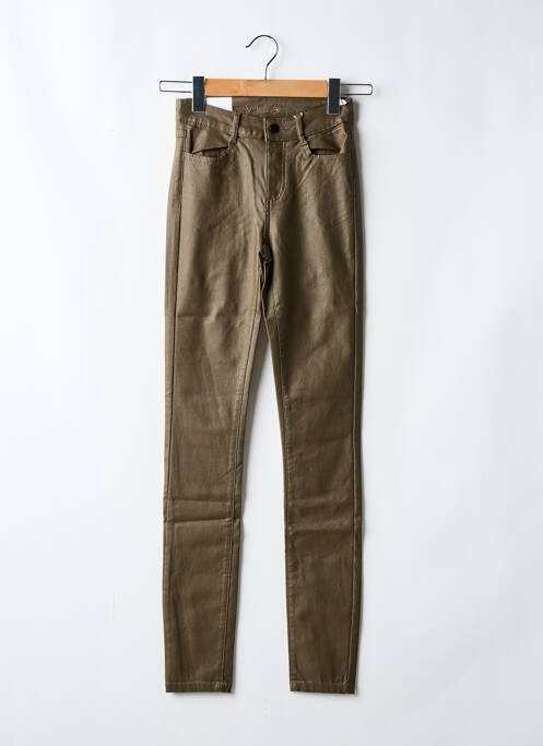 Pantalon slim maro VILA femeie