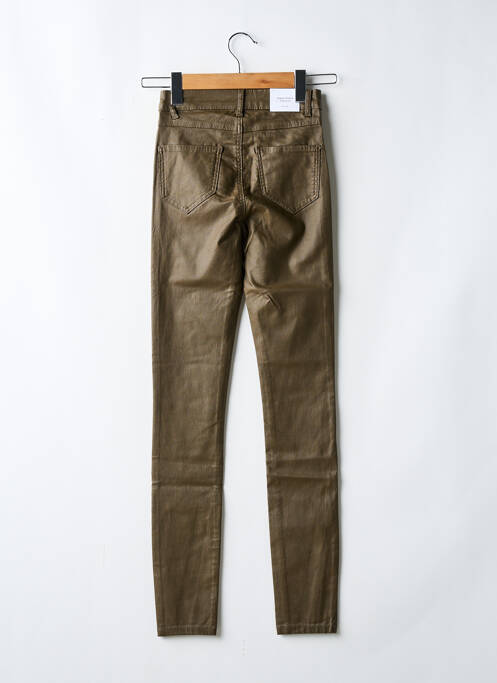Pantalon slim maro VILA femeie