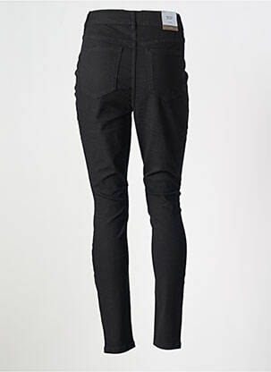 Pantalon slim țesătură poplin mărime normală negru VILA femeie