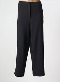 Pantalon drept țesătură crep mărime normală negru EVOKED VILA femme