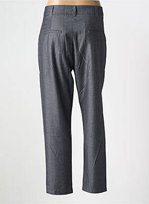 Pantalon drept țesătură poplin mărime normală gri ARTLOVE femeie