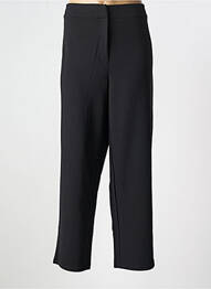 Pantalon drept țesătură crep mărime normală negru EVOKED VILA femme