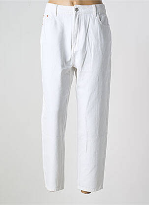 Blugi cu croială dreaptă alb TIFFOSI femeie