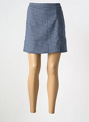 Fustă scurtă albastru ARTLOVE femeie