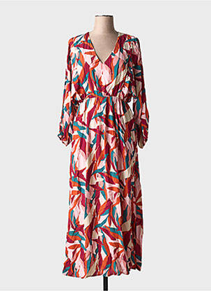 Rochie lungă roșu GRACE & MILA femeie