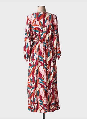 Rochie lungă mâneci lungi mâneci lungi roșu GRACE & MILA femeie
