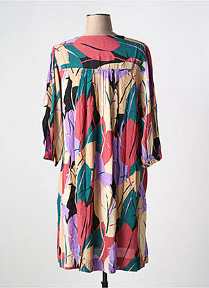 Rochie scurtă mâneci 3/4 mâneci 3/4 violet GRACE & MILA femeie