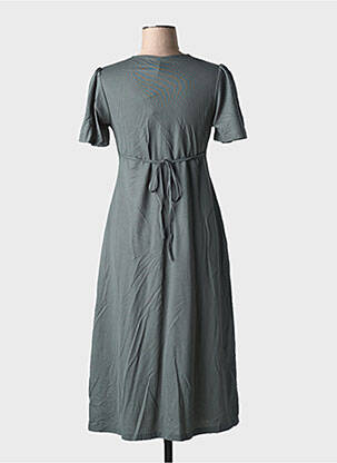 Rochie midi mâneci scurte mâneci scurte verde TIFFOSI femeie