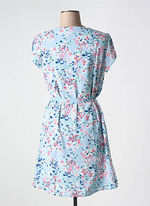 Rochie scurtă croială fluidă mâneci scurte albastru EMMA ELLA femeie