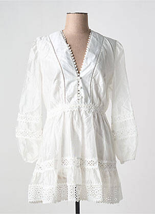 Rochie scurtă alb GOLDEN LIVE femeie