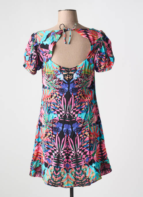 Rochie scurtă roz DESIGUAL femeie