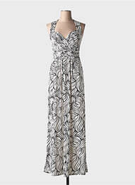 Rochie lungă fără mâneci fără mâneci negru MORGAN femme