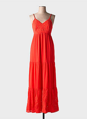 Rochie lungă roșu MORGAN femeie